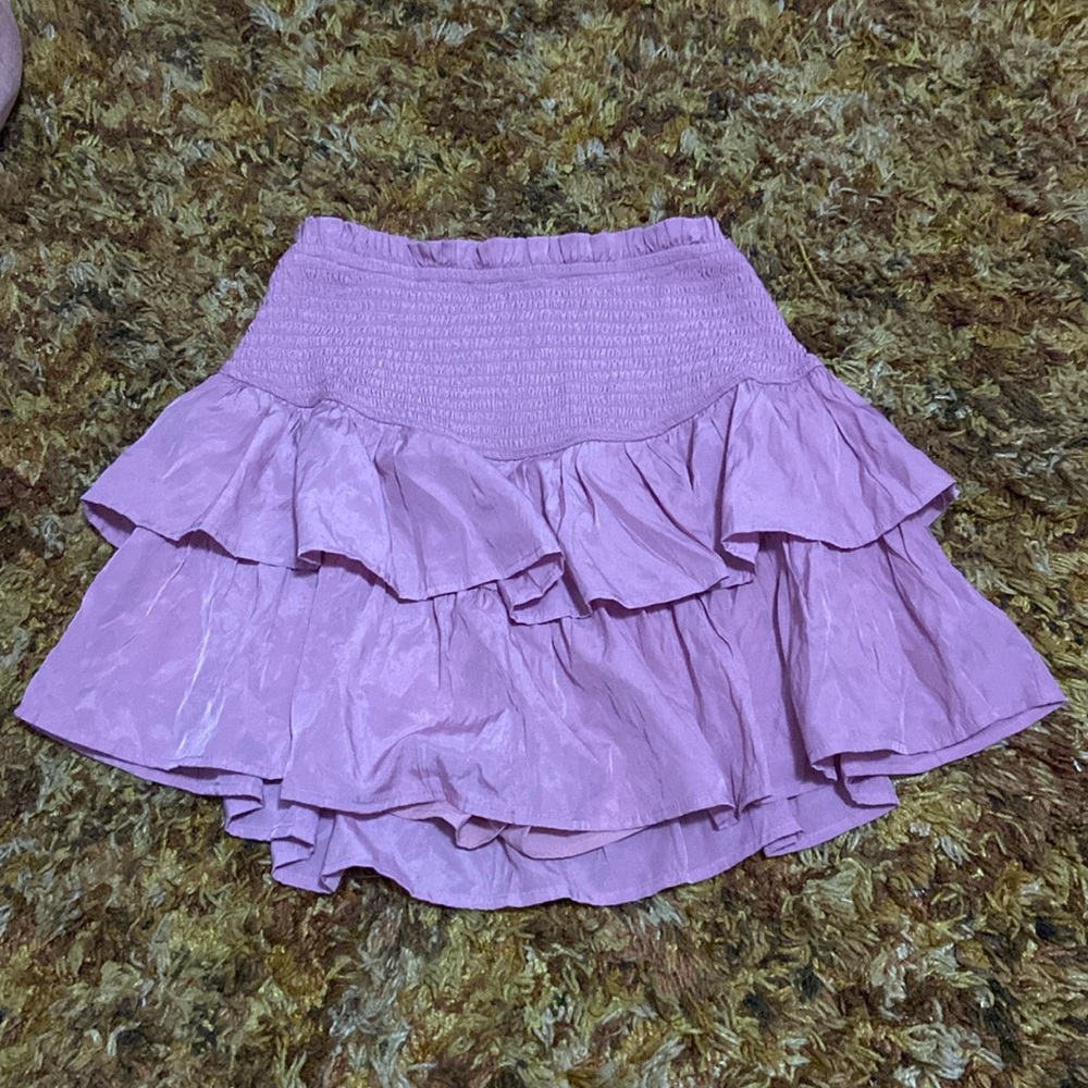 Pink/Purple ruffled skirt